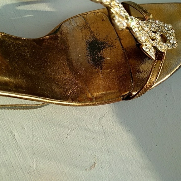 Sergio Rossi Gold jewelry sandal - Picture 6 of 7